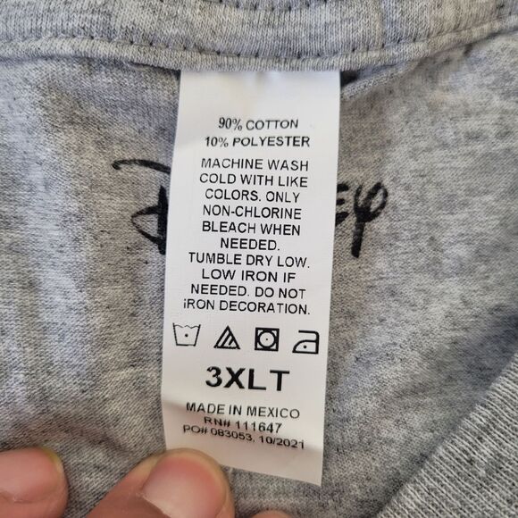 Disney Big Cruella Men's Tops Short Sleeve Tee Shirt, Athletic Heather 3X-Large - Picture 5 of 7